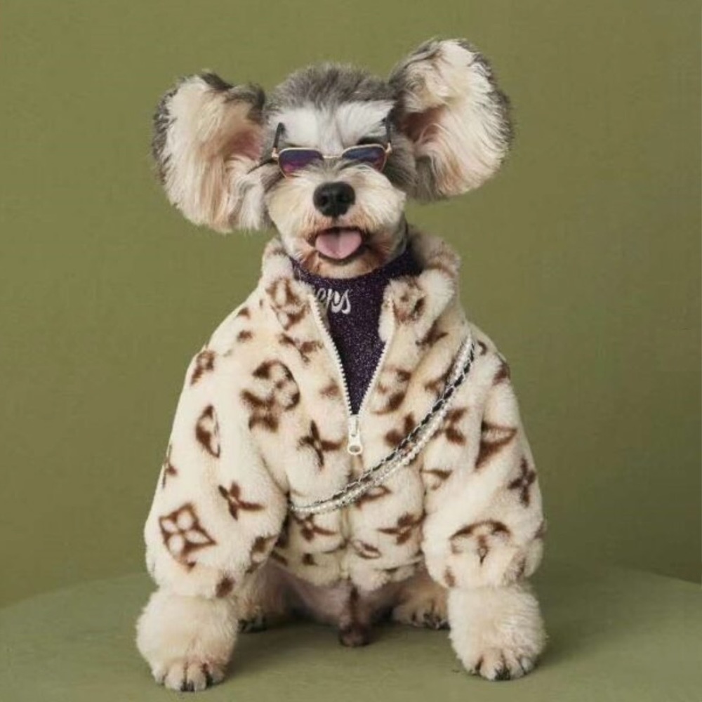 Fur coat for dog